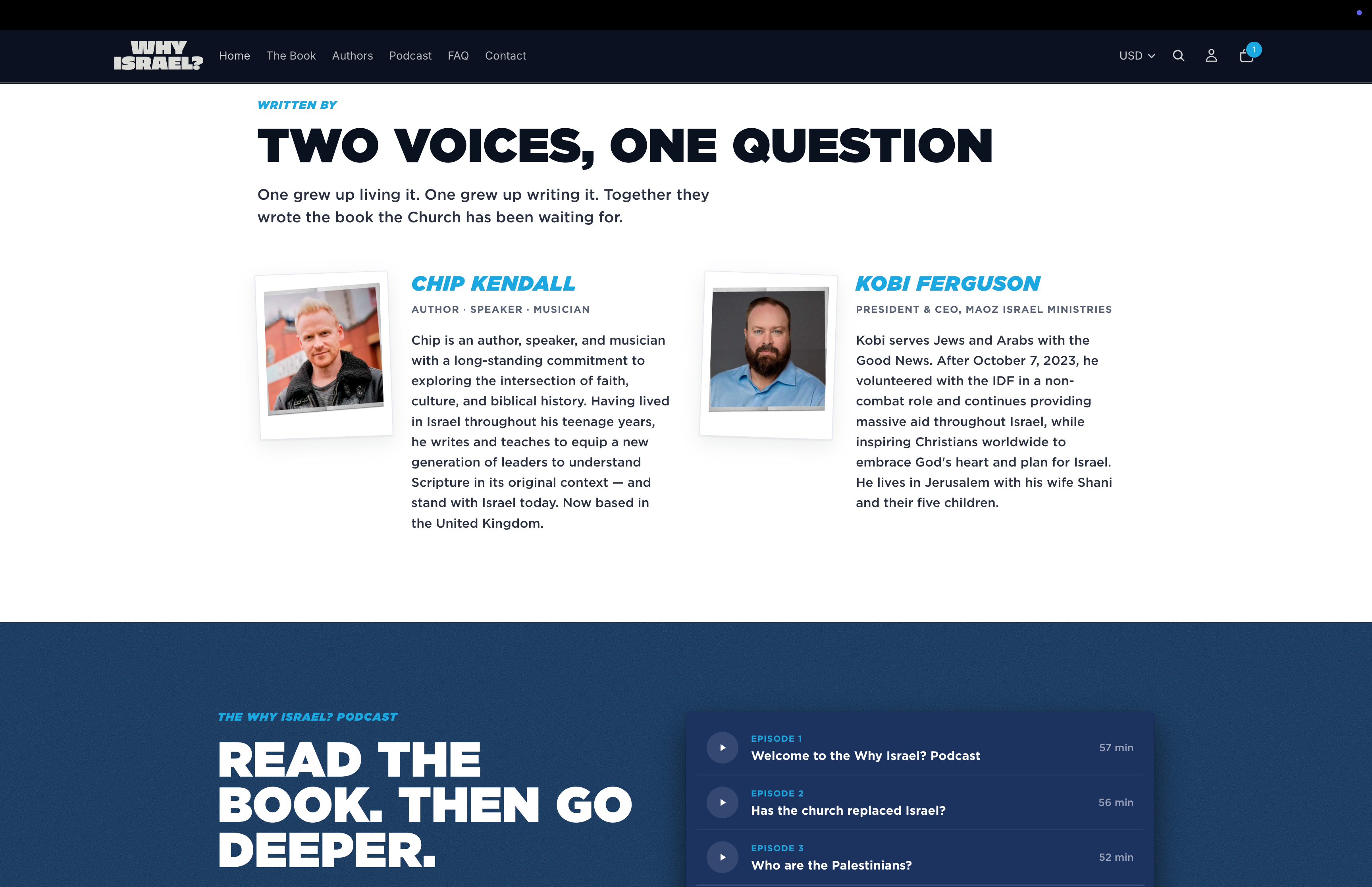 Why Israel? — authors Chip Kendall and Kobi Ferguson
