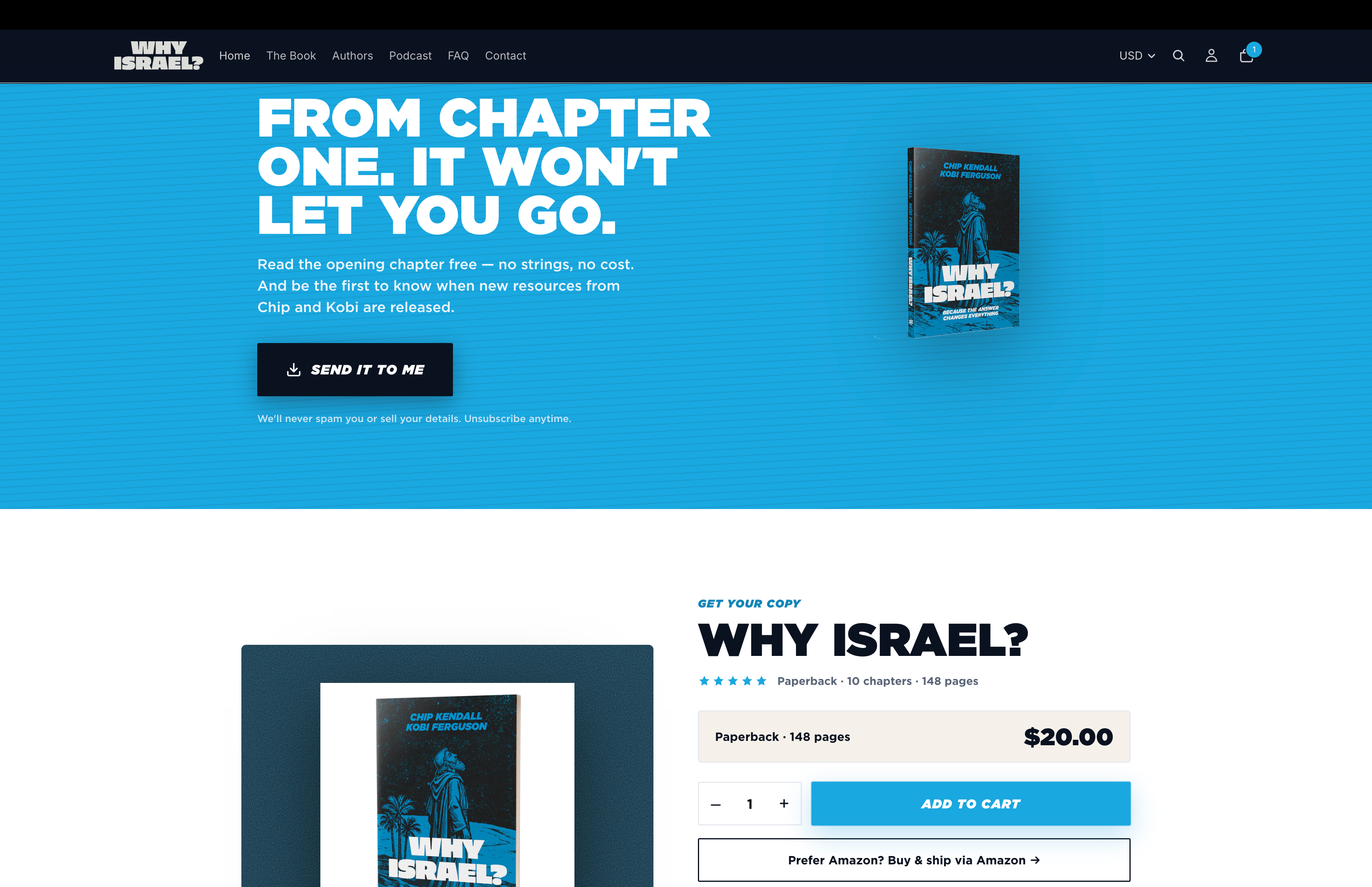Why Israel? — get your copy product page