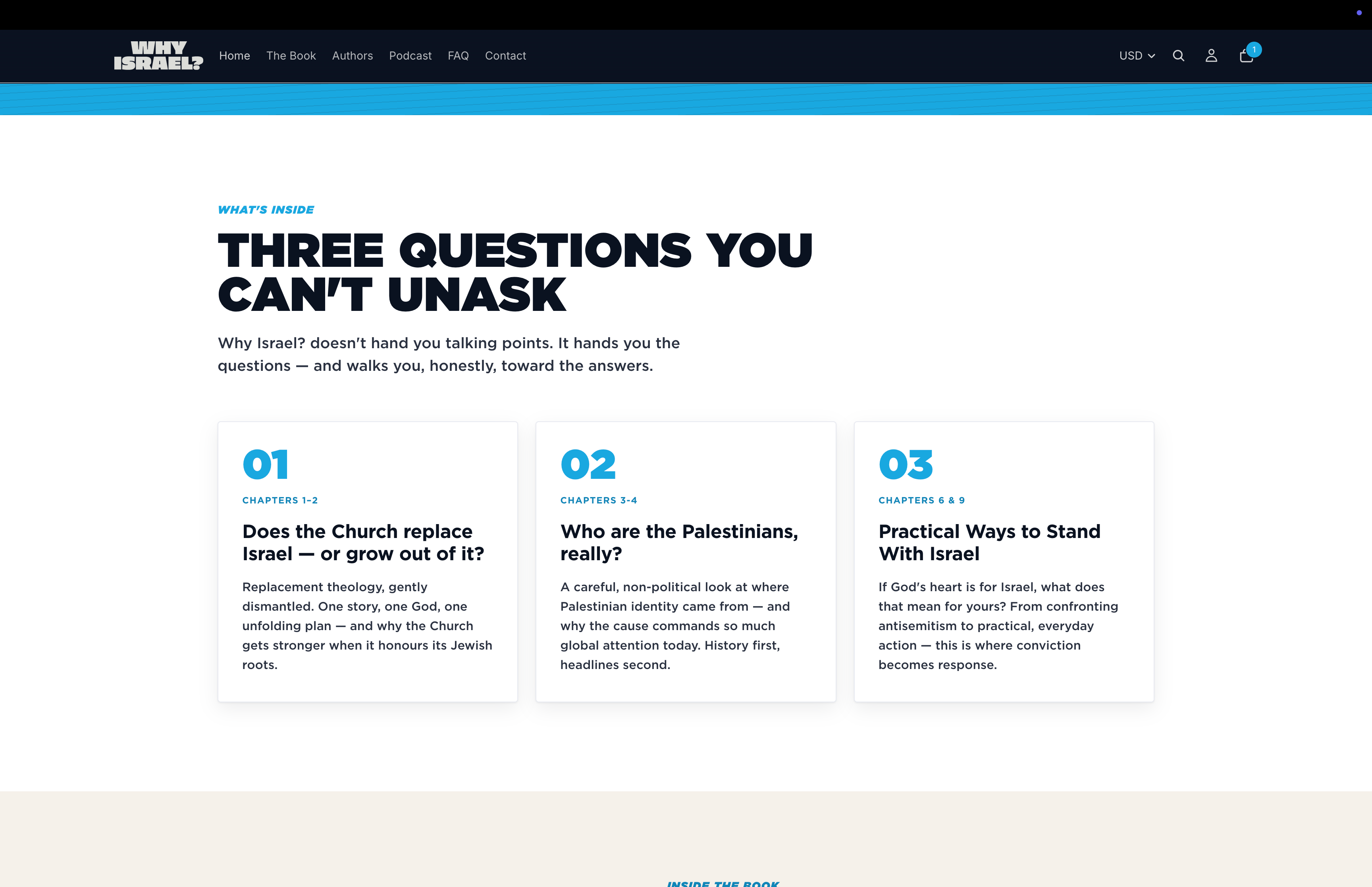 Why Israel? — three questions you can't unask